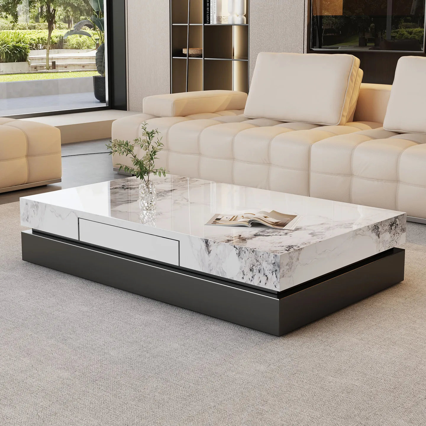 Live Rock - Table basse minimaliste b11-7.2, nouvelle table