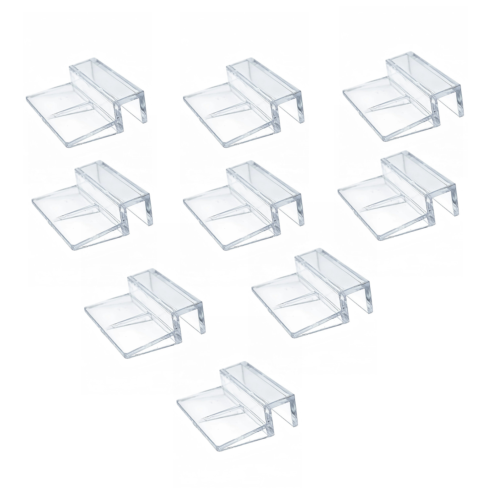 Marine Fish Tank - 10 Pièces Supports de Fixation Transparents