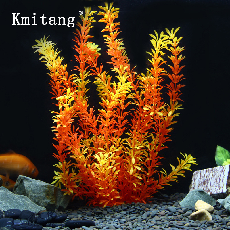 Ocean Aquarium - Plantes tropicales artificielles de 100 cm,