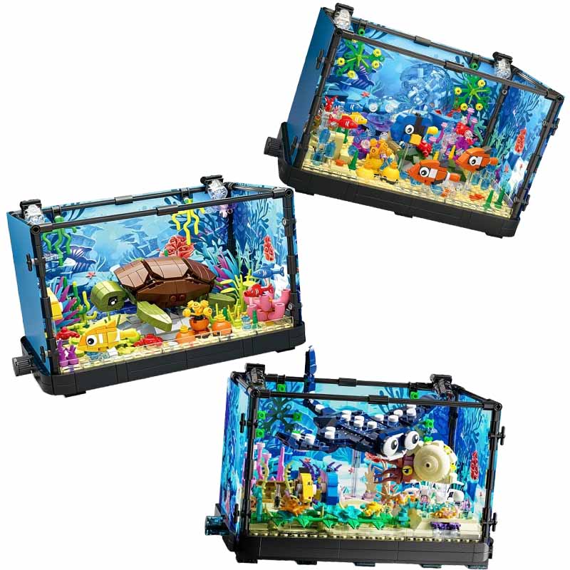 Marine Aquarium Cube - Ensemble de blocs de construction pour