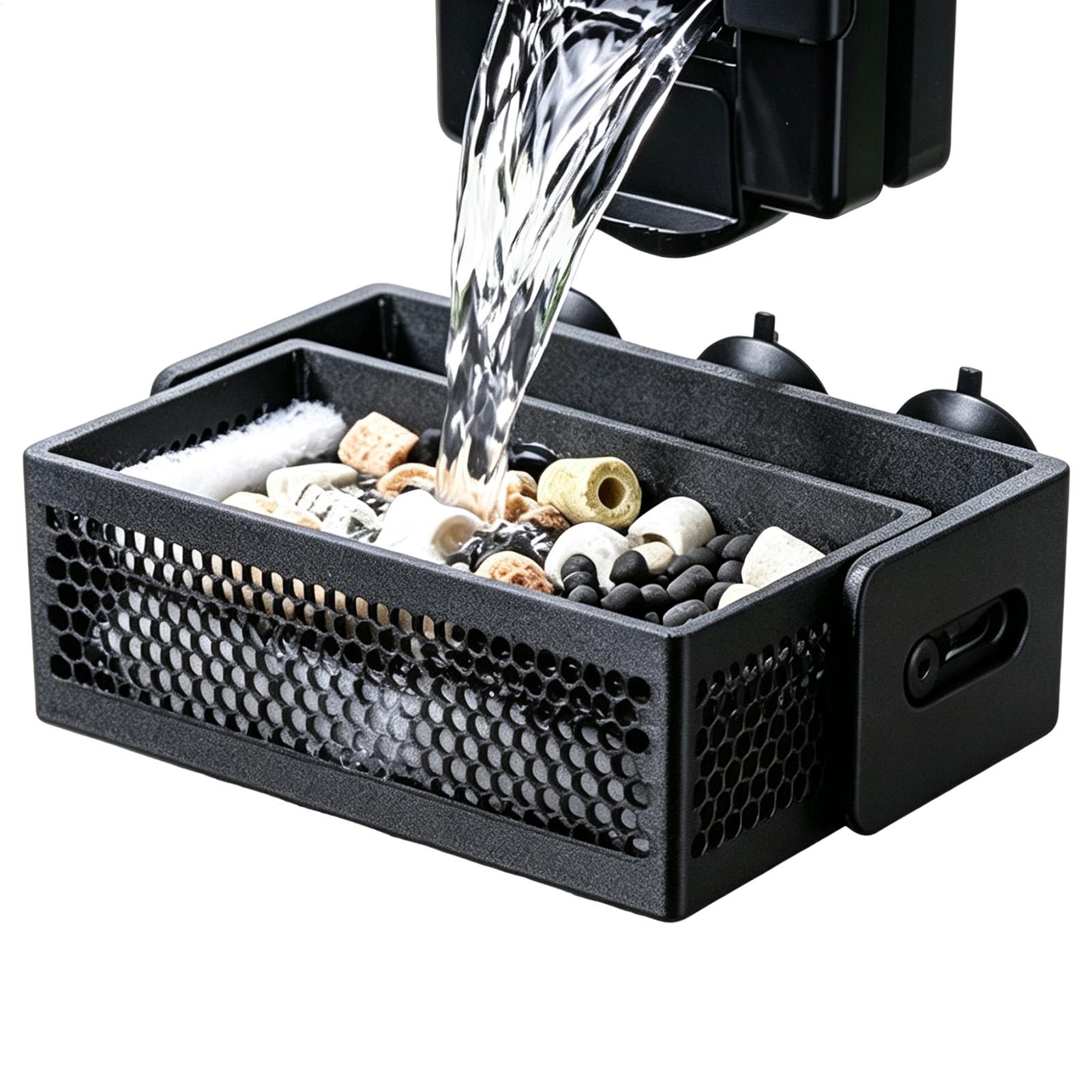 Reef Tank Filter - Déflecteur de filtre d'aquarium avec ventouse,