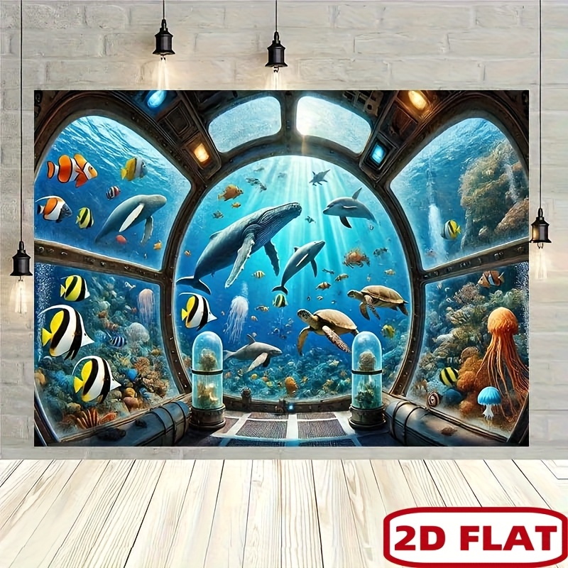 Tapisserie murale 2D imprimée  - Ocean Aquarium avis et prix