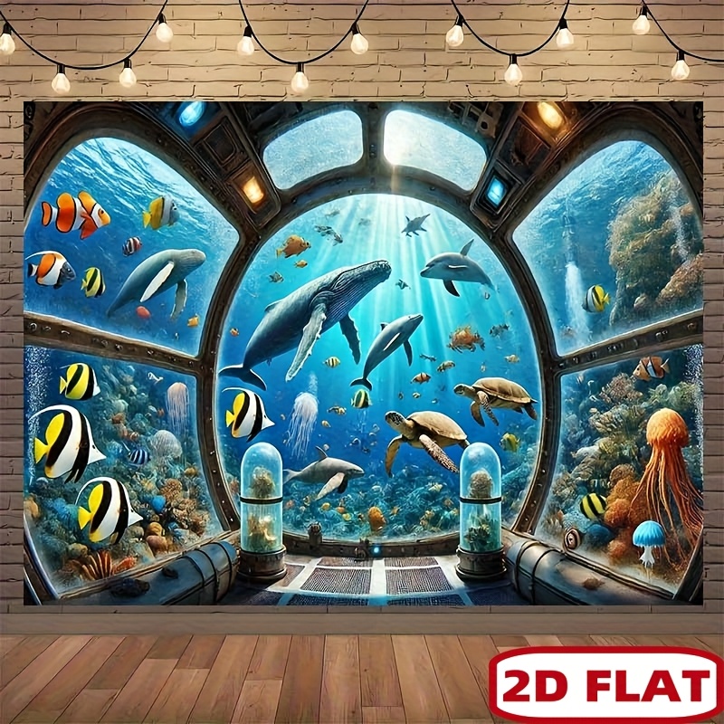Tapisserie murale 2D imprimée  - Ocean Aquarium avis et prix