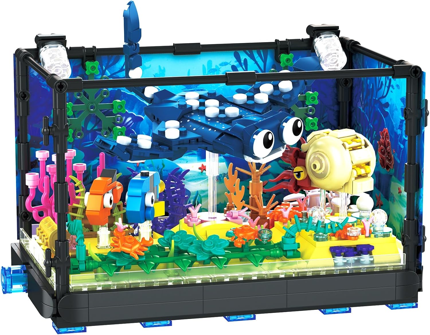 Ensemble de construction d'aqu - Marine Aquarium Cube avis et prix