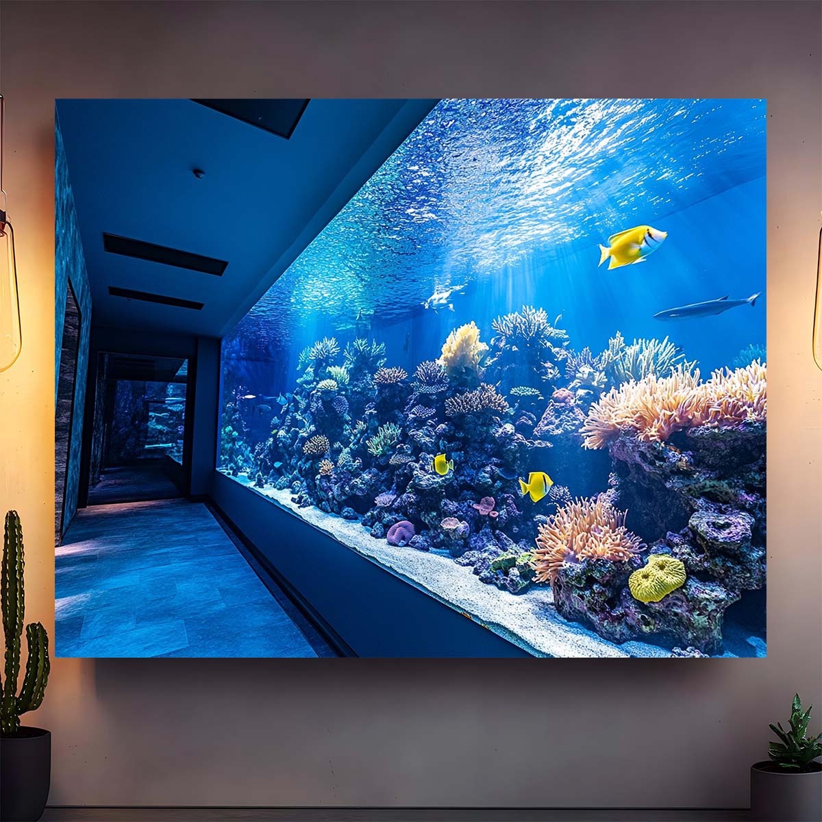 Tapisserie murale d'aquarium s - Reef Aquarium avis et prix