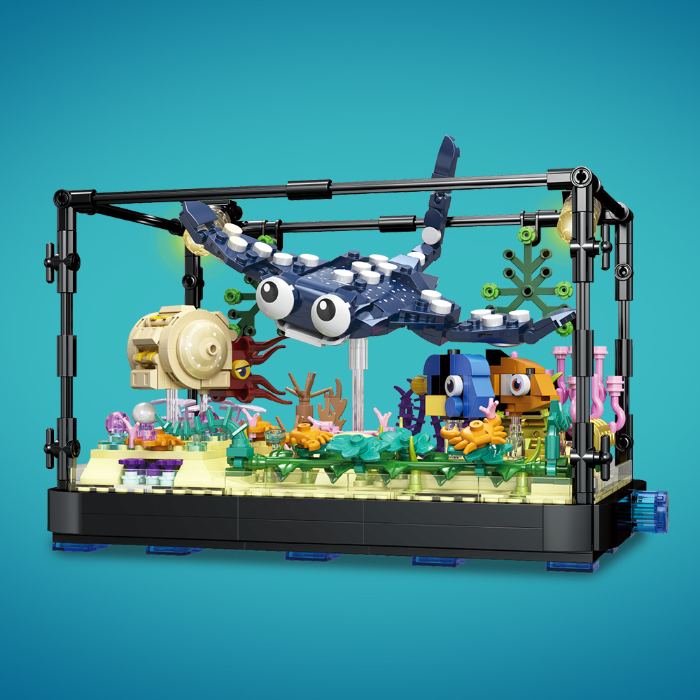 Ensemble de blocs d'aquarium a - Marine Aquarium Cube avis et prix